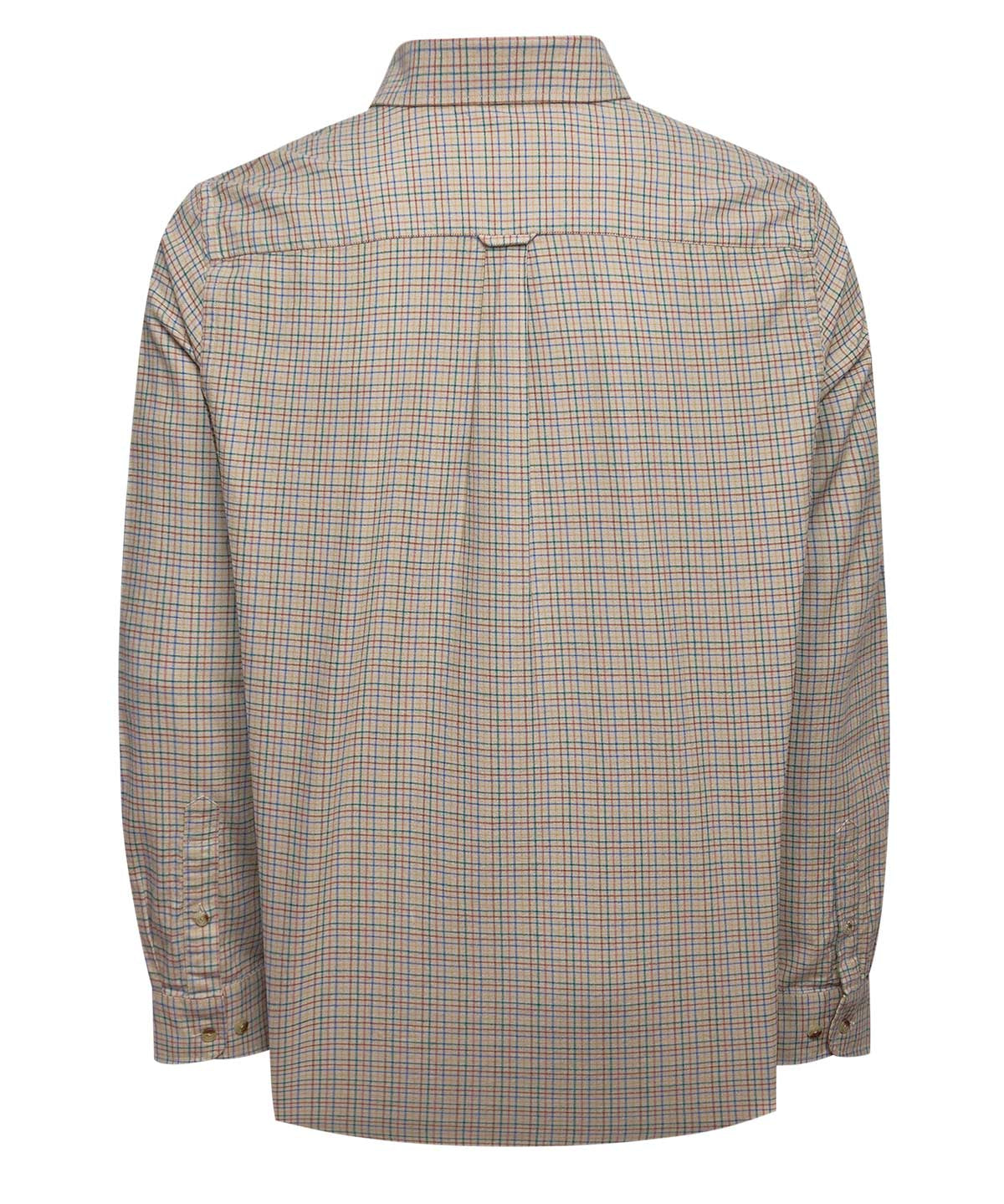 Camisa Algodón Orgánico Hombre Viyella Café Cuadrillé Rockford