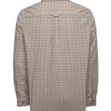 Camisa Algodón Orgánico Hombre Viyella Café Cuadrillé Rockford