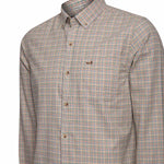 Camisa Algodón Orgánico Hombre Viyella Café Cuadrillé Rockford