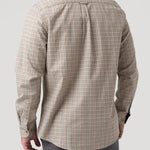 Camisa Algodón Orgánico Hombre Viyella Café Cuadrillé Rockford