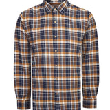 Camisa Algodón Orgánico Hombre Padua Azul Rockford
