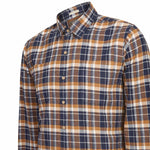 Camisa Algodón Orgánico Hombre Padua Azul Rockford