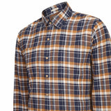 Camisa Algodón Orgánico Hombre Padua Azul Rockford