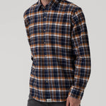 Camisa Algodón Orgánico Hombre Padua Azul Rockford