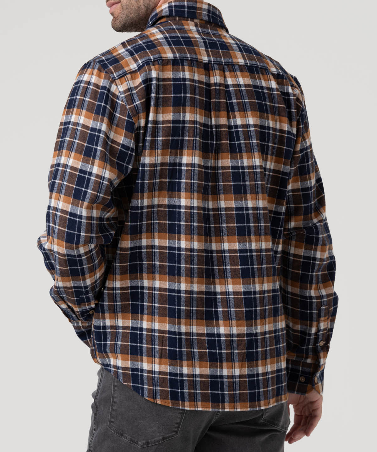 Camisa Algodón Orgánico Hombre Padua Azul Rockford