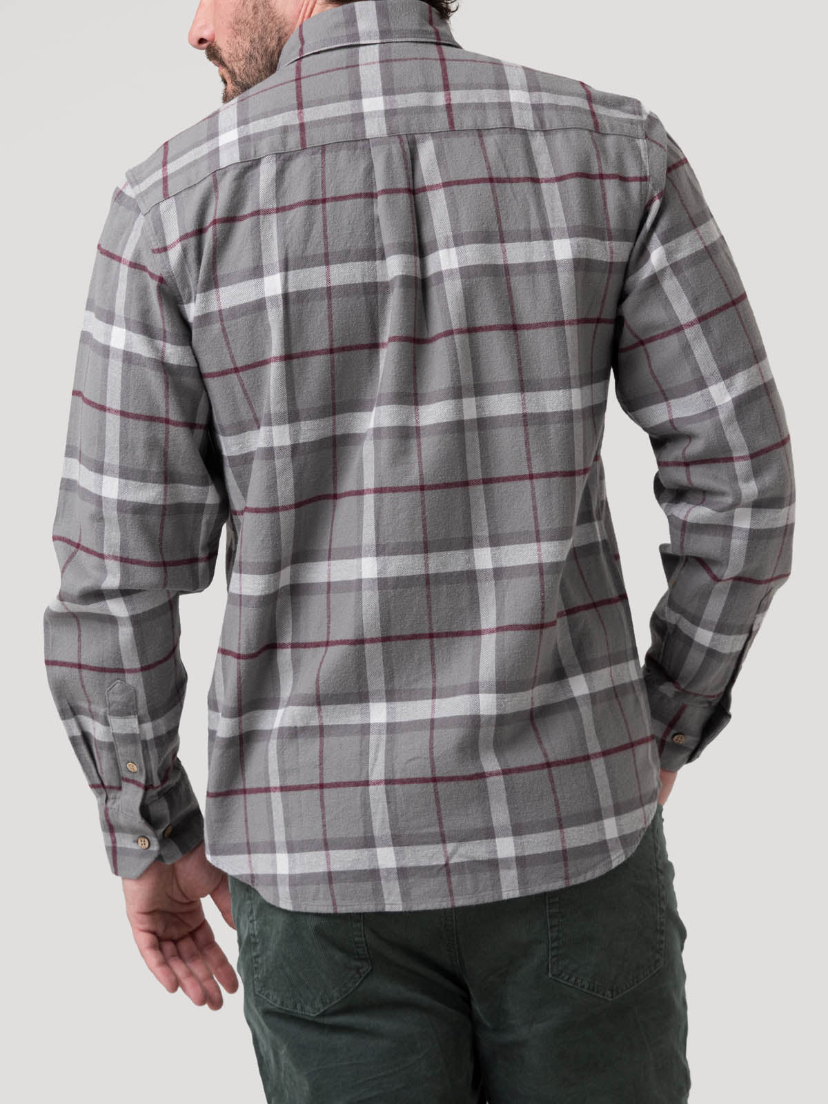 Camisa Algodón Orgánico Hombre Padua Azul Rockford
