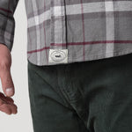 Camisa Algodón Orgánico Hombre Padua Azul Rockford