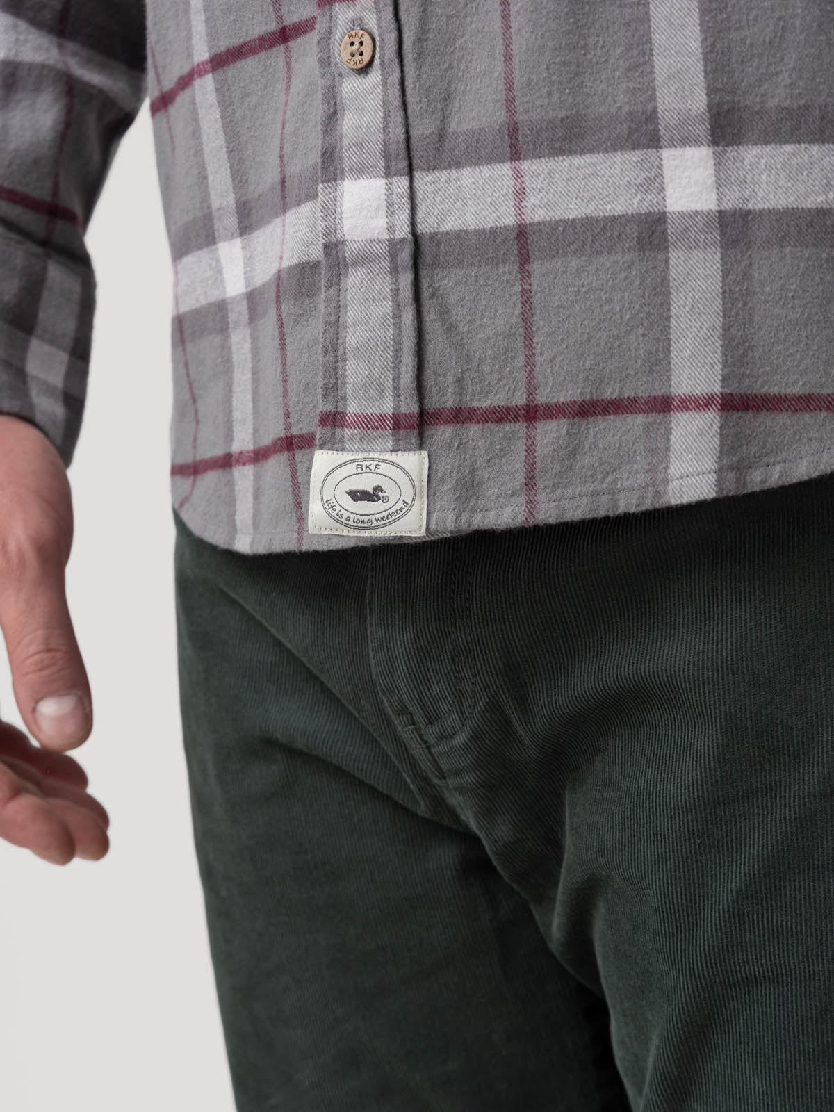 Camisa Algodón Orgánico Hombre Padua Azul Rockford