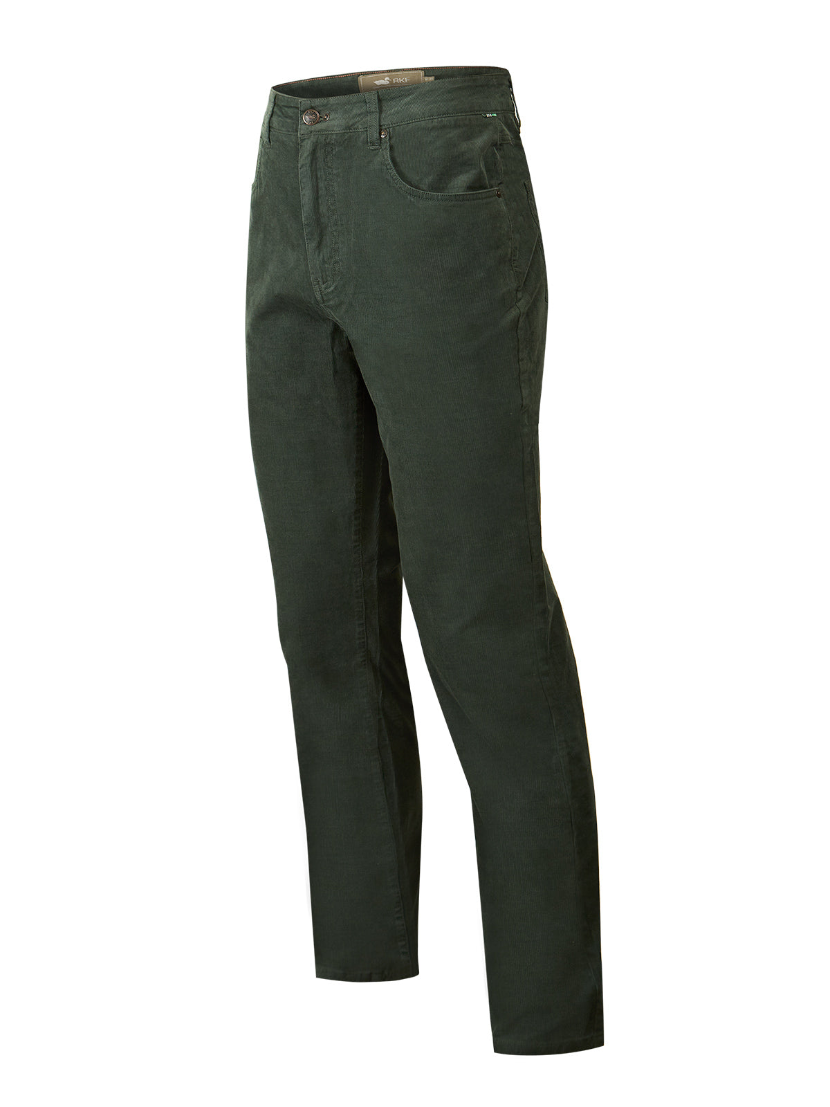 Pantalón Algodón Hombre Corduroy Verde Rockford
