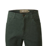 Pantalón Algodón Hombre Corduroy Verde Rockford