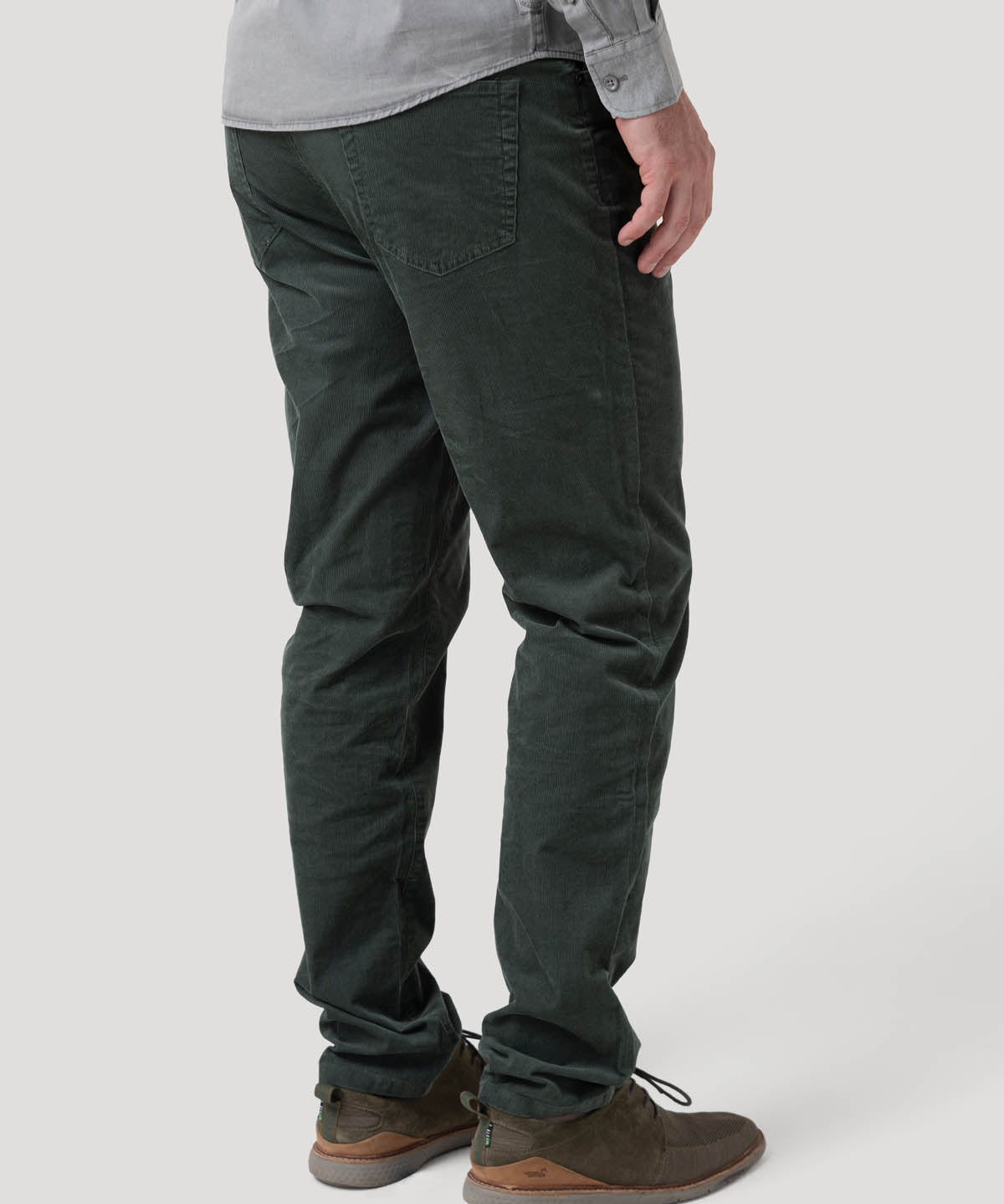 Pantalón Algodón Hombre Corduroy Verde Rockford