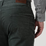 Pantalón Algodón Hombre Corduroy Verde Rockford