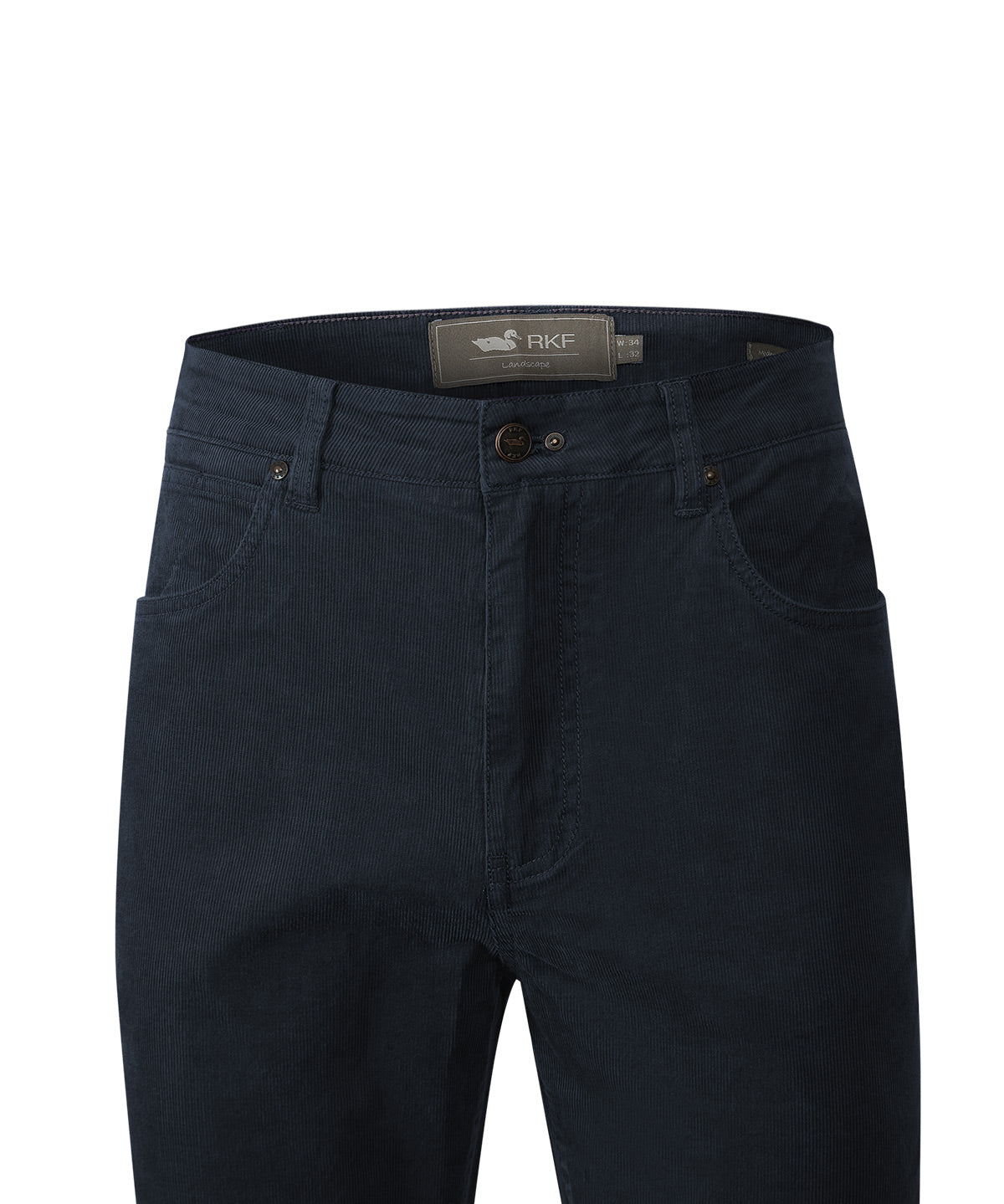 Pantalón Algodón Hombre Corduroy Azul Rockford