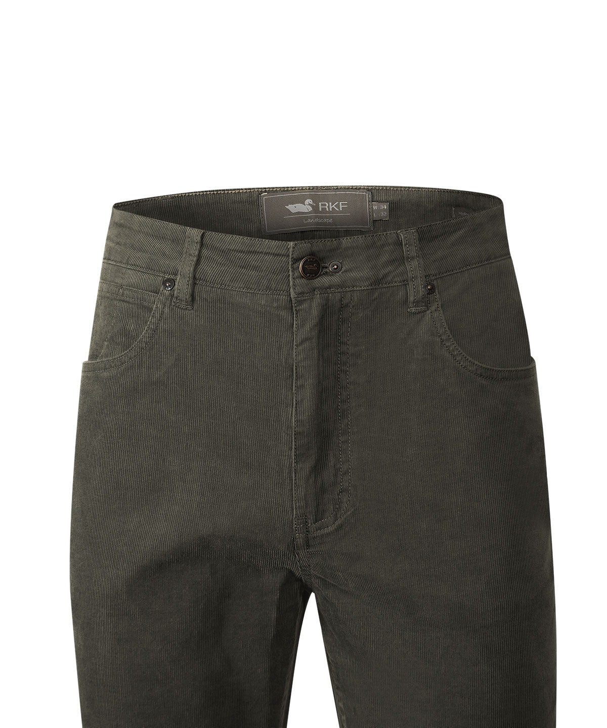 Pantalón Algodón Hombre Corduroy Café Rockford