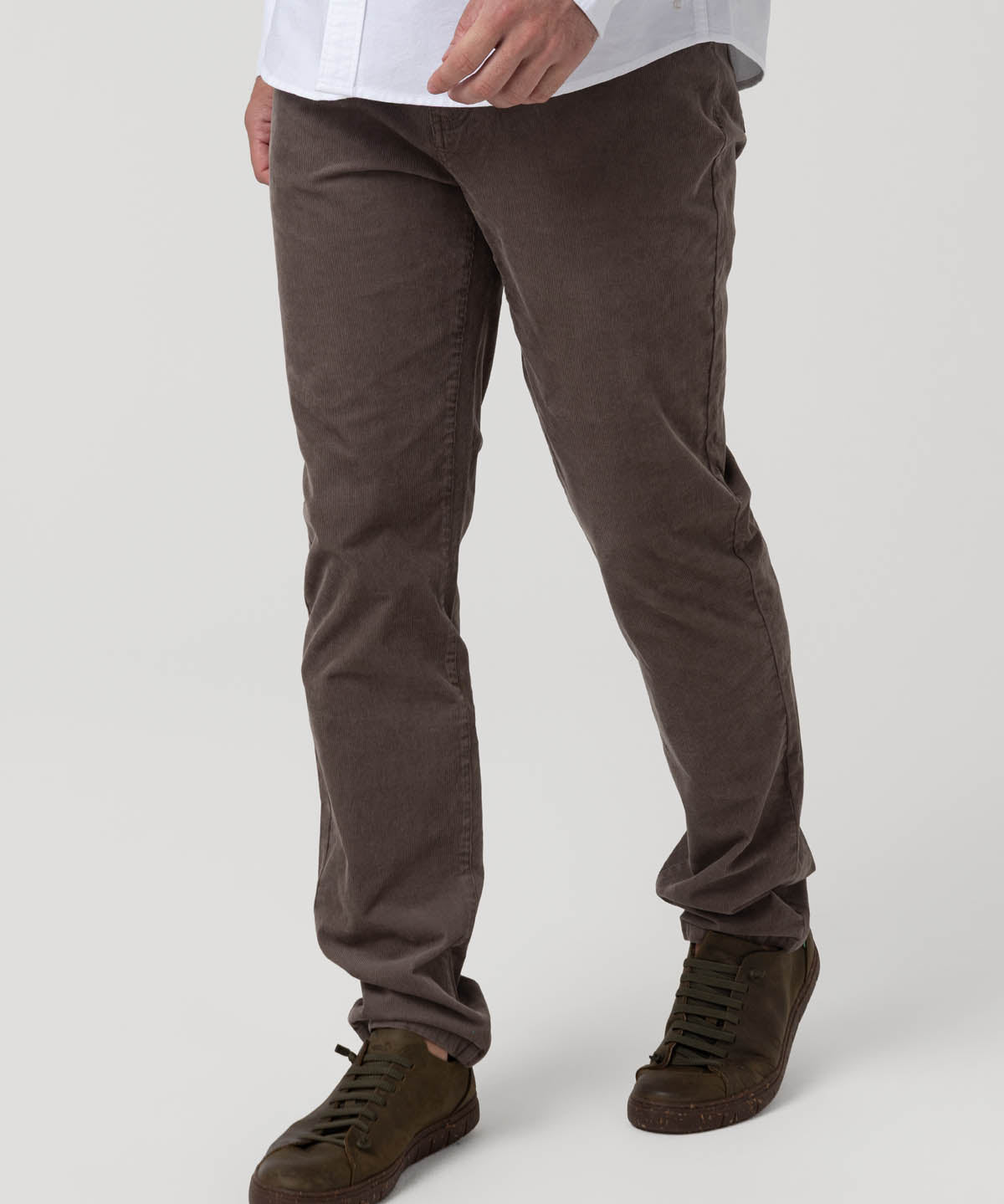 Pantalón Algodón Hombre Corduroy Café Rockford