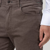 Pantalón Algodón Hombre Corduroy Café Rockford