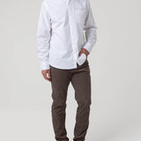 Pantalón Algodón Hombre Corduroy Café Rockford