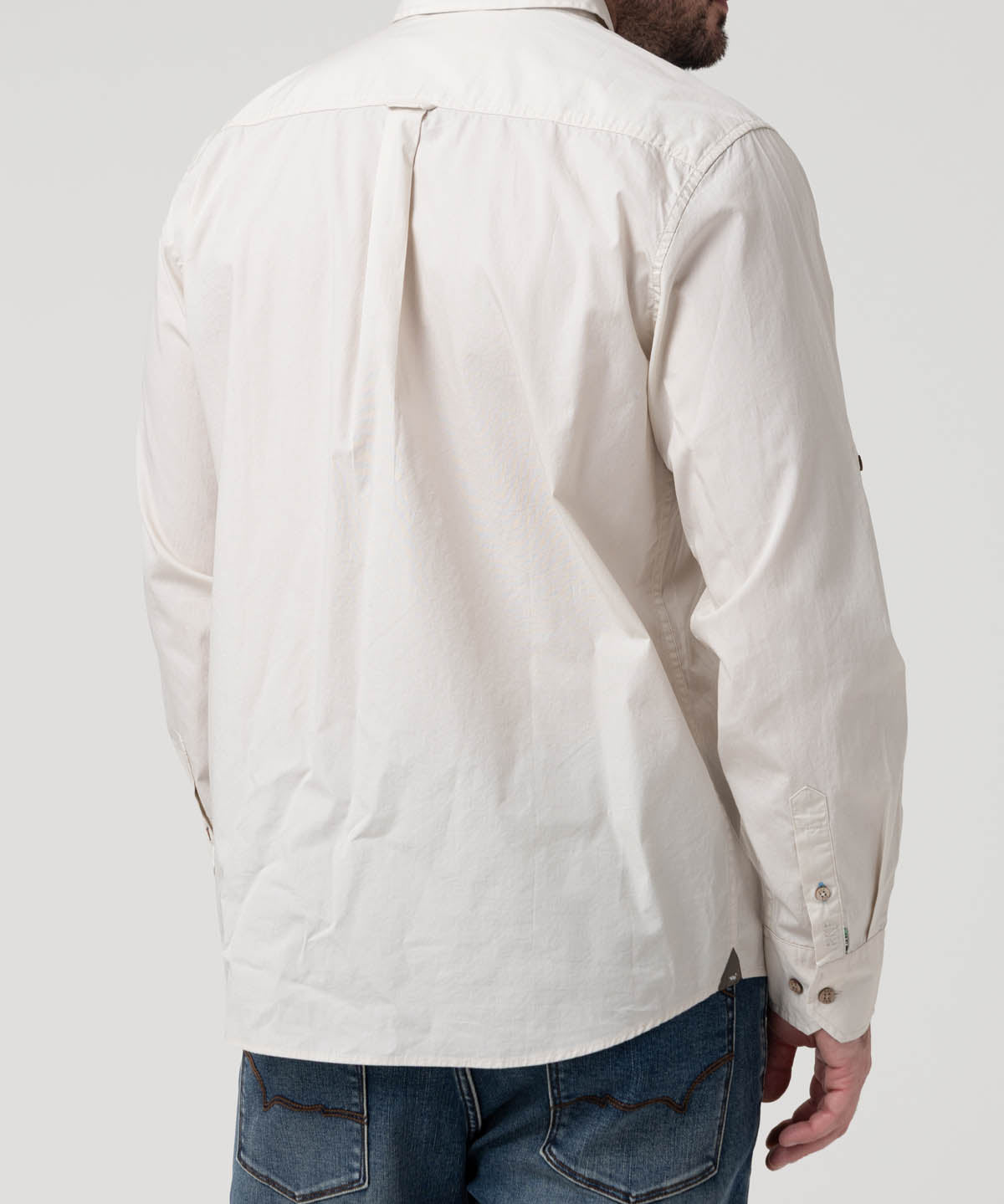 Camisa Algodón Orgánico Hombre Galiton Blanco Rockford