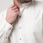 Camisa Algodón Orgánico Hombre Galiton Blanco Rockford