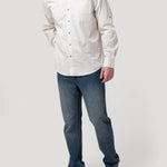 Camisa Algodón Orgánico Hombre Galiton Blanco Rockford