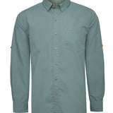 Camisa Algodón Orgánico Hombre Galiton Azul Rockford