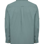 Camisa Algodón Orgánico Hombre Galiton Azul Rockford