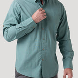 Camisa Algodón Orgánico Hombre Galiton Azul Rockford