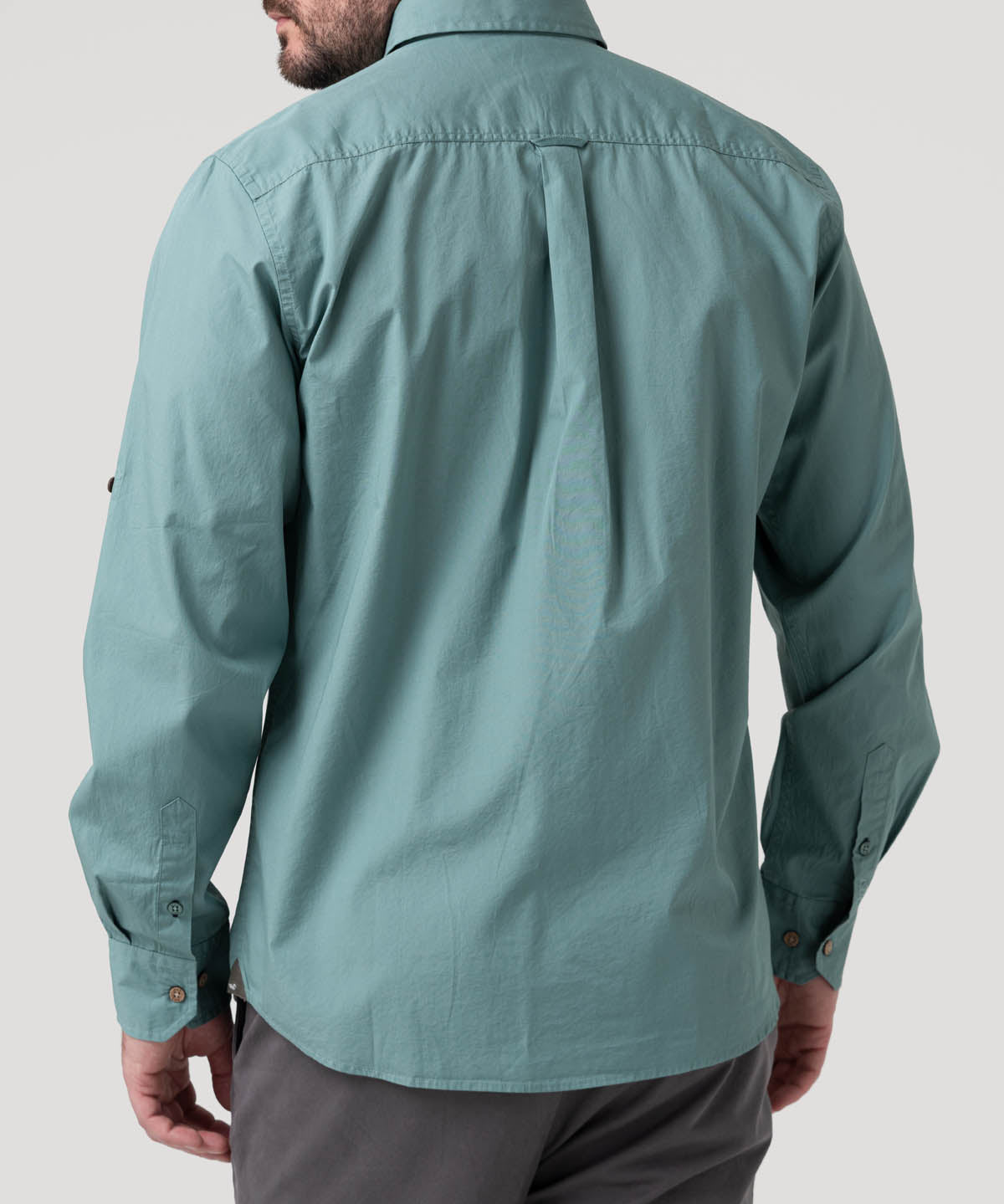 Camisa Algodón Orgánico Hombre Galiton Azul Rockford
