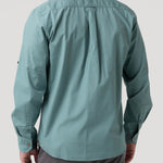 Camisa Algodón Orgánico Hombre Galiton Azul Rockford