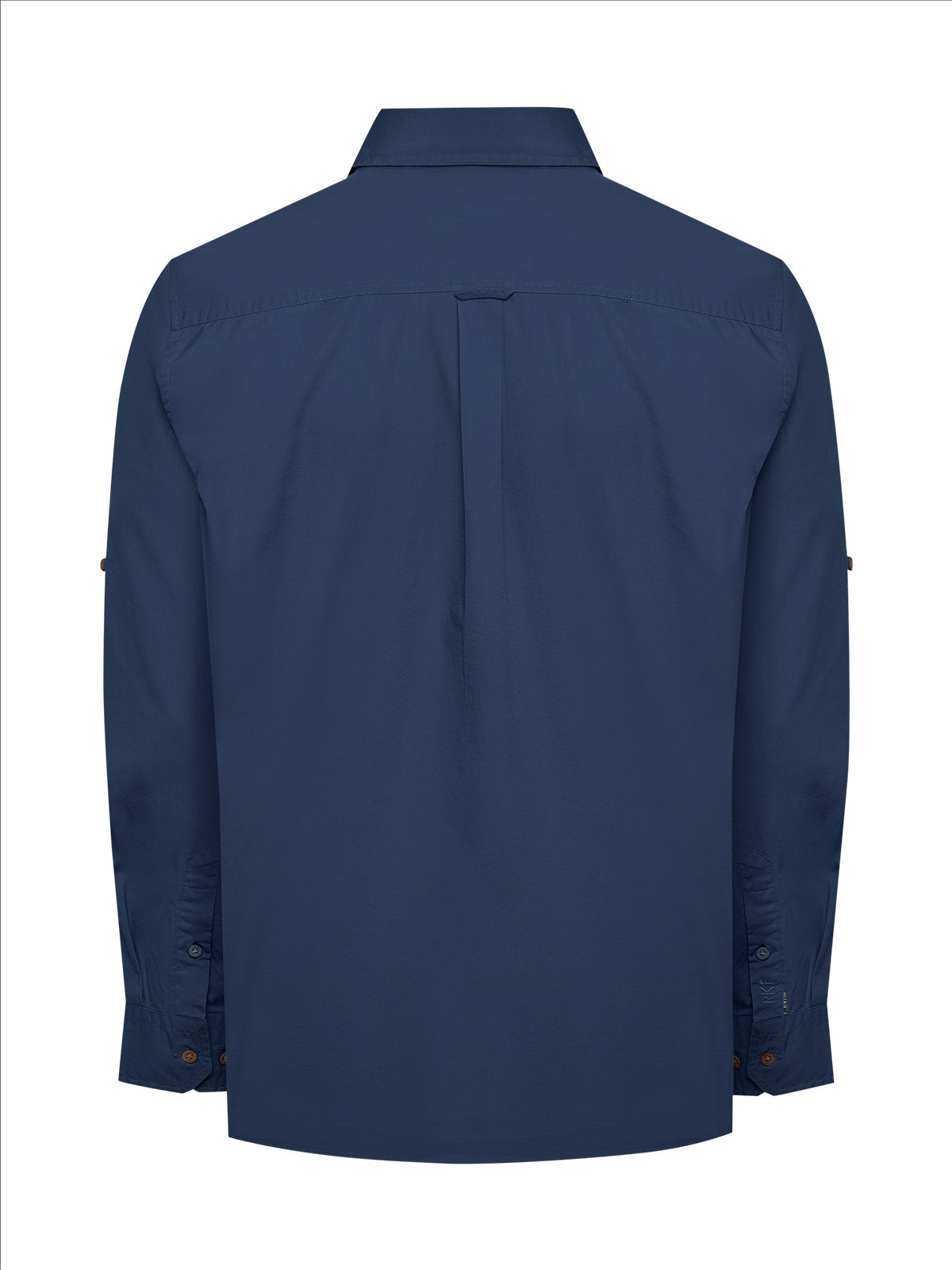 Camisa Algodón Orgánico Hombre Galiton Azul Rockford