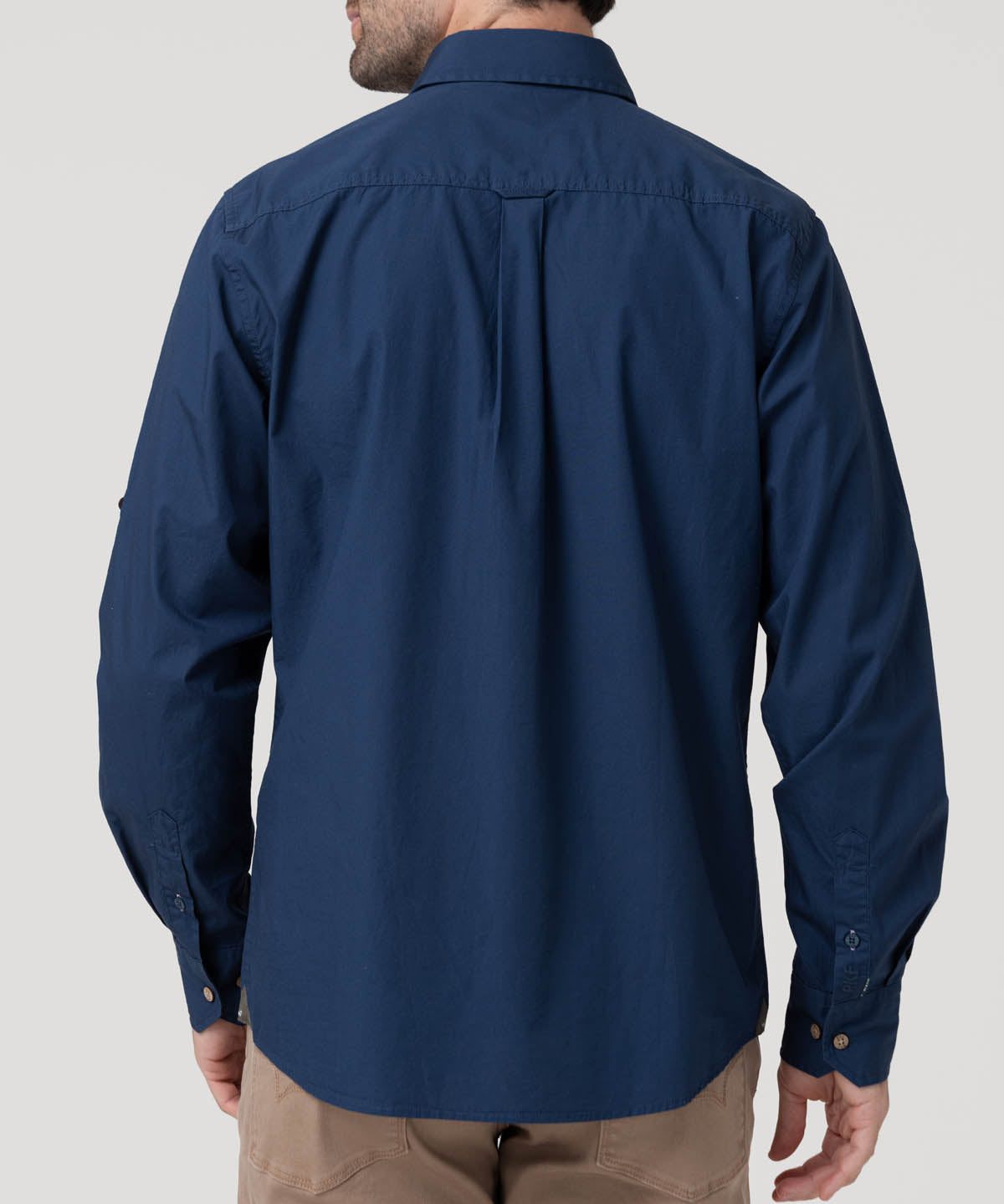 Camisa Algodón Orgánico Hombre Galiton Azul Rockford