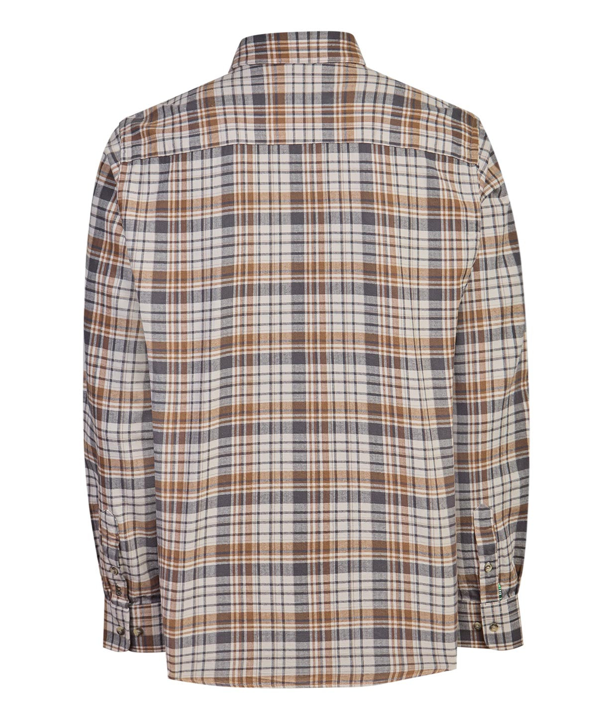Camisa Algodón Orgánico Hombre Flannel Azul Rockford