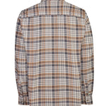 Camisa Algodón Orgánico Hombre Flannel Azul Rockford