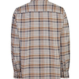 Camisa Algodón Orgánico Hombre Flannel Azul Rockford