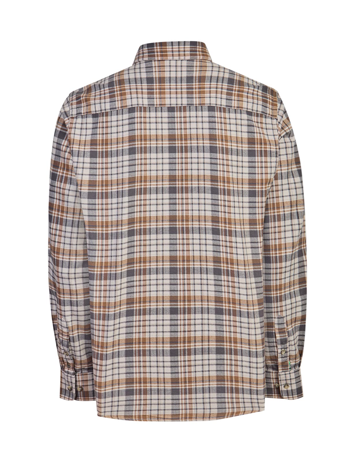 Camisa Algodón Orgánico Hombre Flannel Azul Rockford