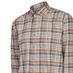Camisa Algodón Orgánico Hombre Flannel Azul Rockford