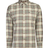 Camisa Algodón Orgánico Hombre Flannel Azul Rockford