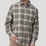 Camisa Algodón Orgánico Hombre Flannel Azul Rockford