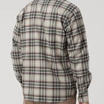 Camisa Algodón Orgánico Hombre Flannel Azul Rockford