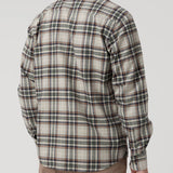 Camisa Algodón Orgánico Hombre Flannel Azul Rockford