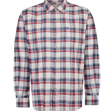 Camisa Algodón Orgánico Hombre Flannel Azul Rockford