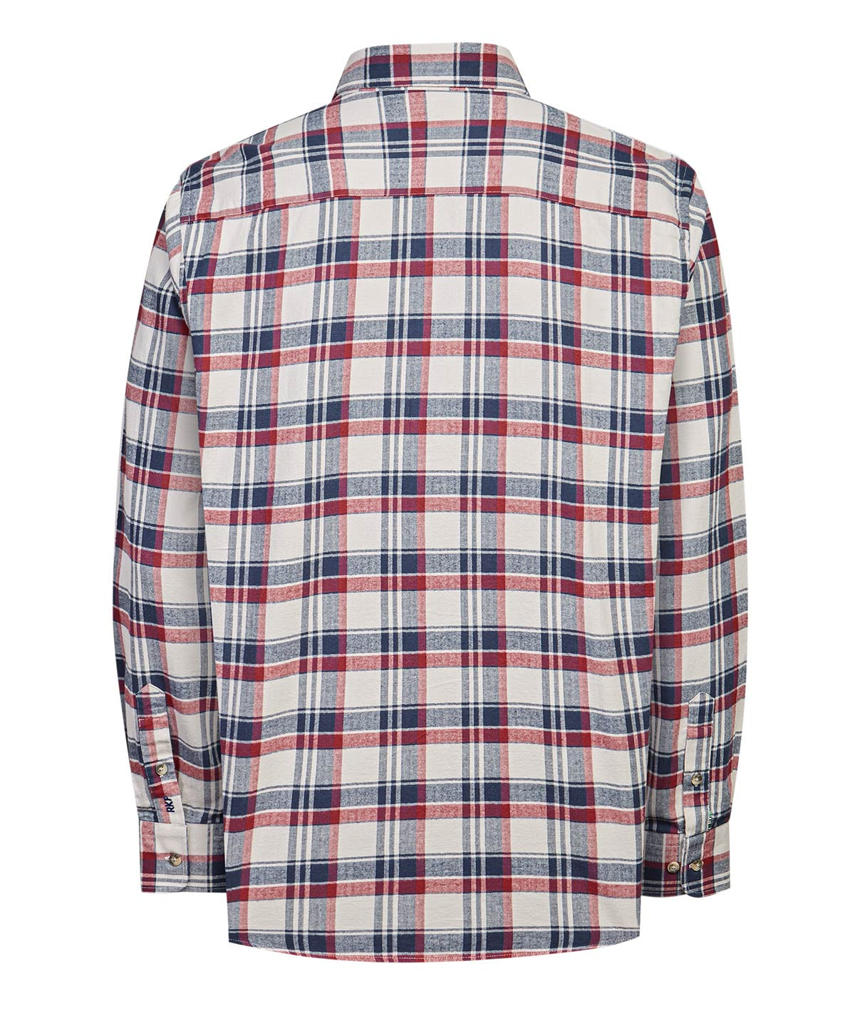 Camisa Algodón Orgánico Hombre Flannel Azul Rockford