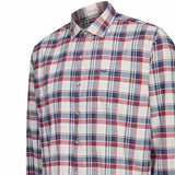 Camisa Algodón Orgánico Hombre Flannel Azul Rockford
