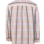 Camisa Algodón Orgánico Hombre Arbed Beige Cuadrillé Rockford