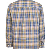 Camisa Algodón Orgánico Hombre Arbed Azul Cuadrillé Rockford