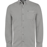 Camisa Algodón Orgánico Hombre Leeds Gris Rockford