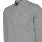 Camisa Algodón Orgánico Hombre Leeds Gris Rockford