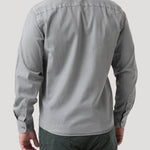 Camisa Algodón Orgánico Hombre Leeds Gris Rockford