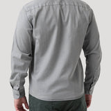 Camisa Algodón Orgánico Hombre Leeds Gris Rockford