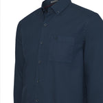 Camisa Algodón Orgánico Hombre Leeds Azul Rockford